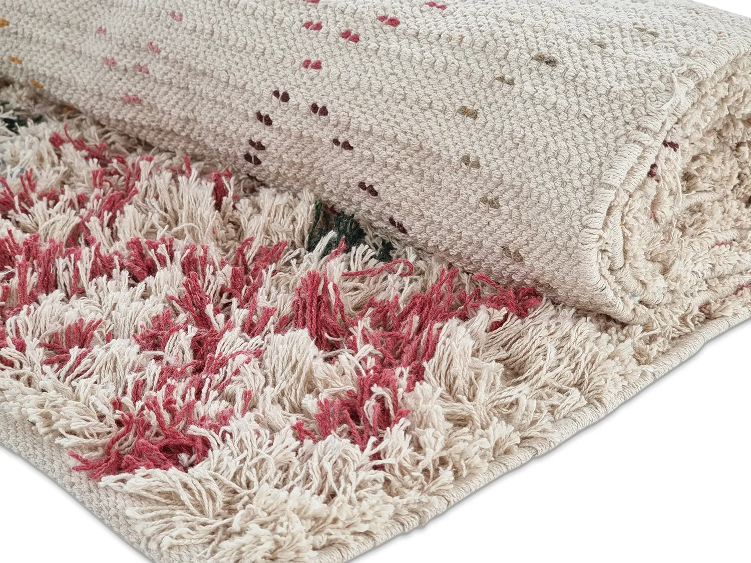 Dywany shaggy - Maloney Natural Cotton Shaggy (multi)