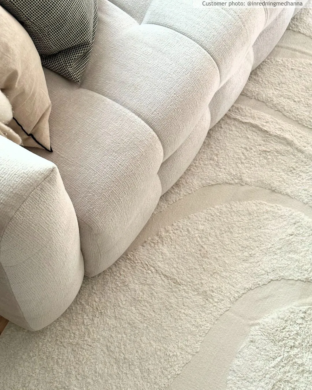 Dywany shaggy - Bonnie Natural Cotton Shaggy (offwhite)