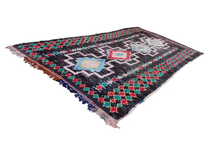 Berberyjskie Dywany Boucherouite Z Maroka 310 x 160 cm