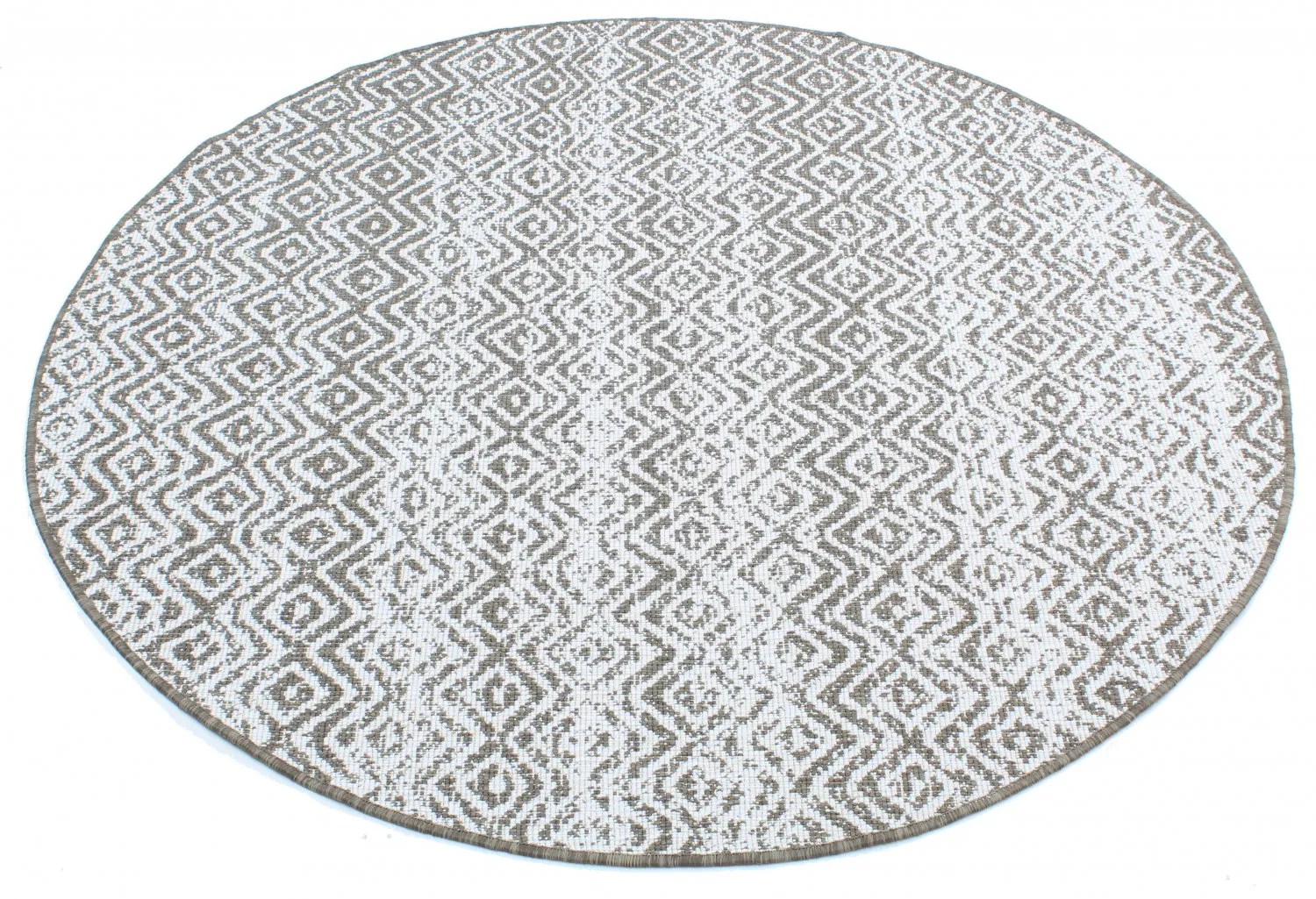 Okrągły dywan - Harstad (brązowy)