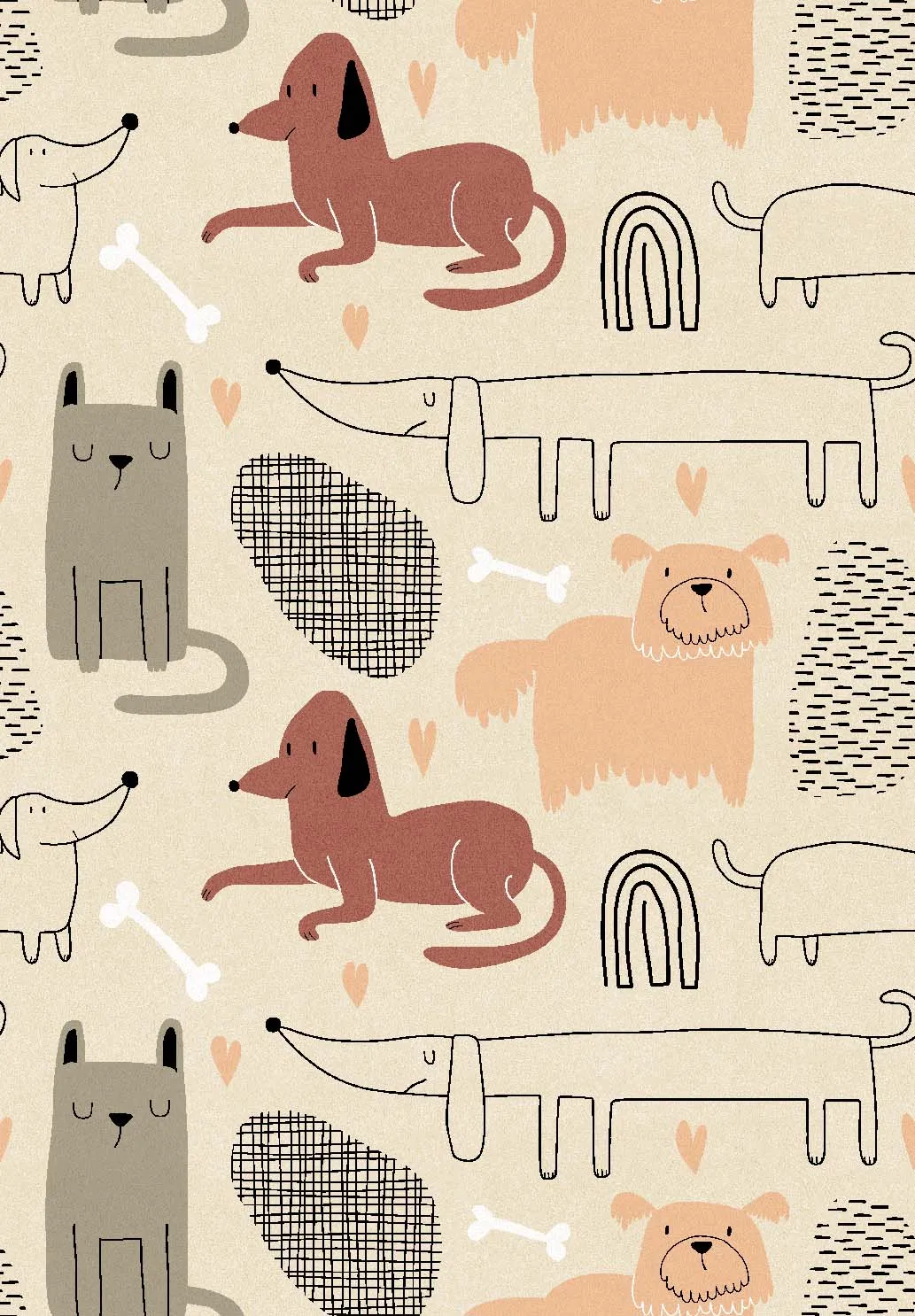 Dywan dziecicęy - Cats and dogs (multi)
