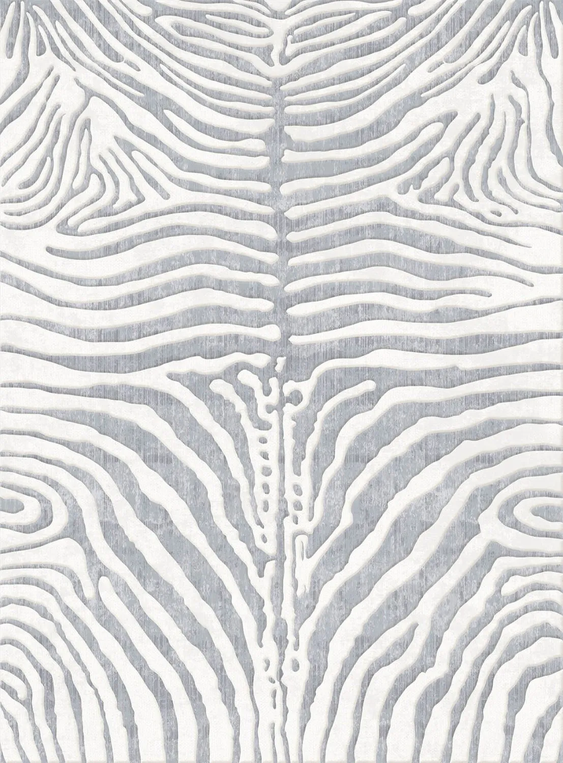 Dywan Wilton - Zebra (szaro/biały)