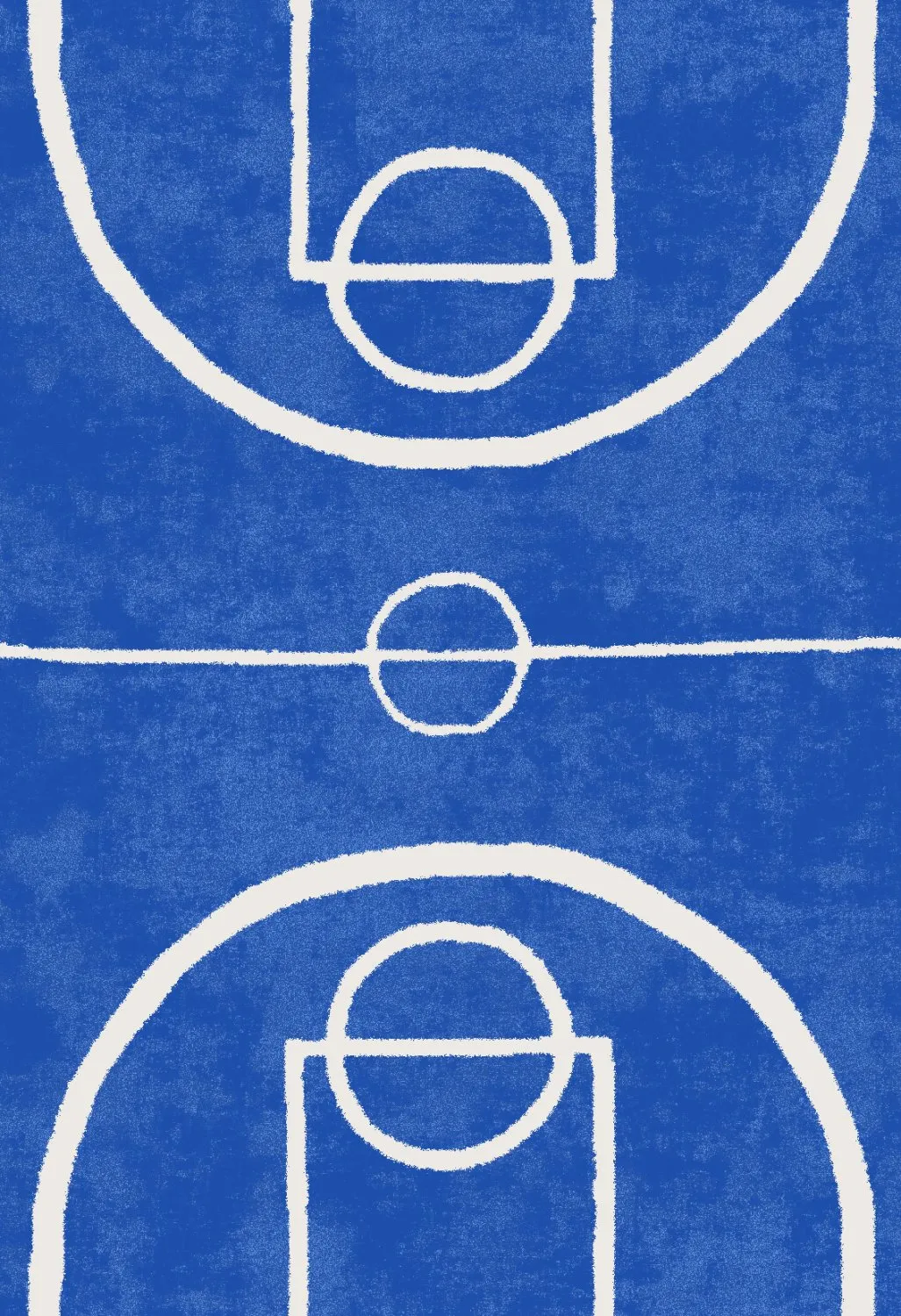 Dywan dziecicęy - Basket (niebieski)