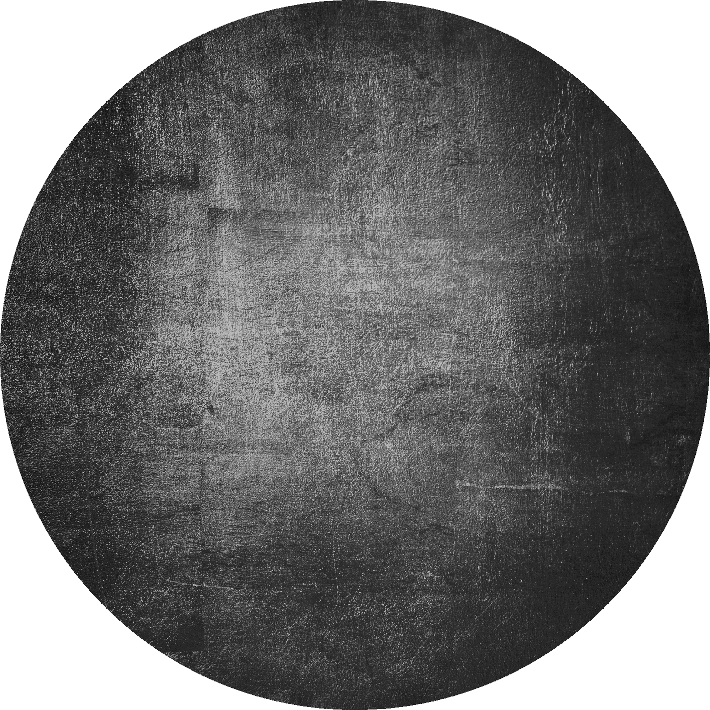 Okrągły dywan - Serifos (czarny)