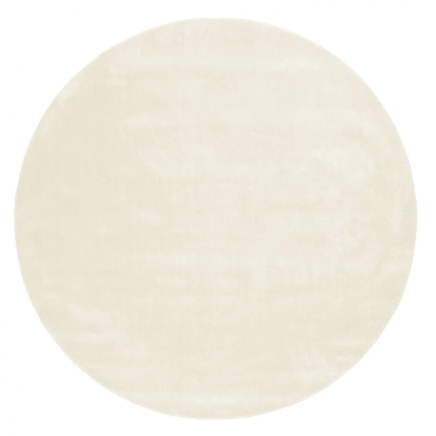 Okrągły dywan - Recycled PET with viscose look (offwhite)