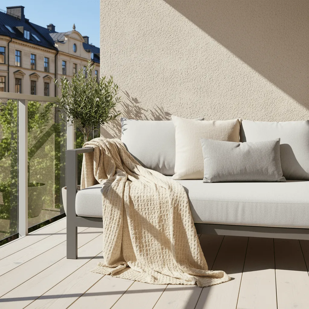 Koce - Juneau Blanket (beżowy)