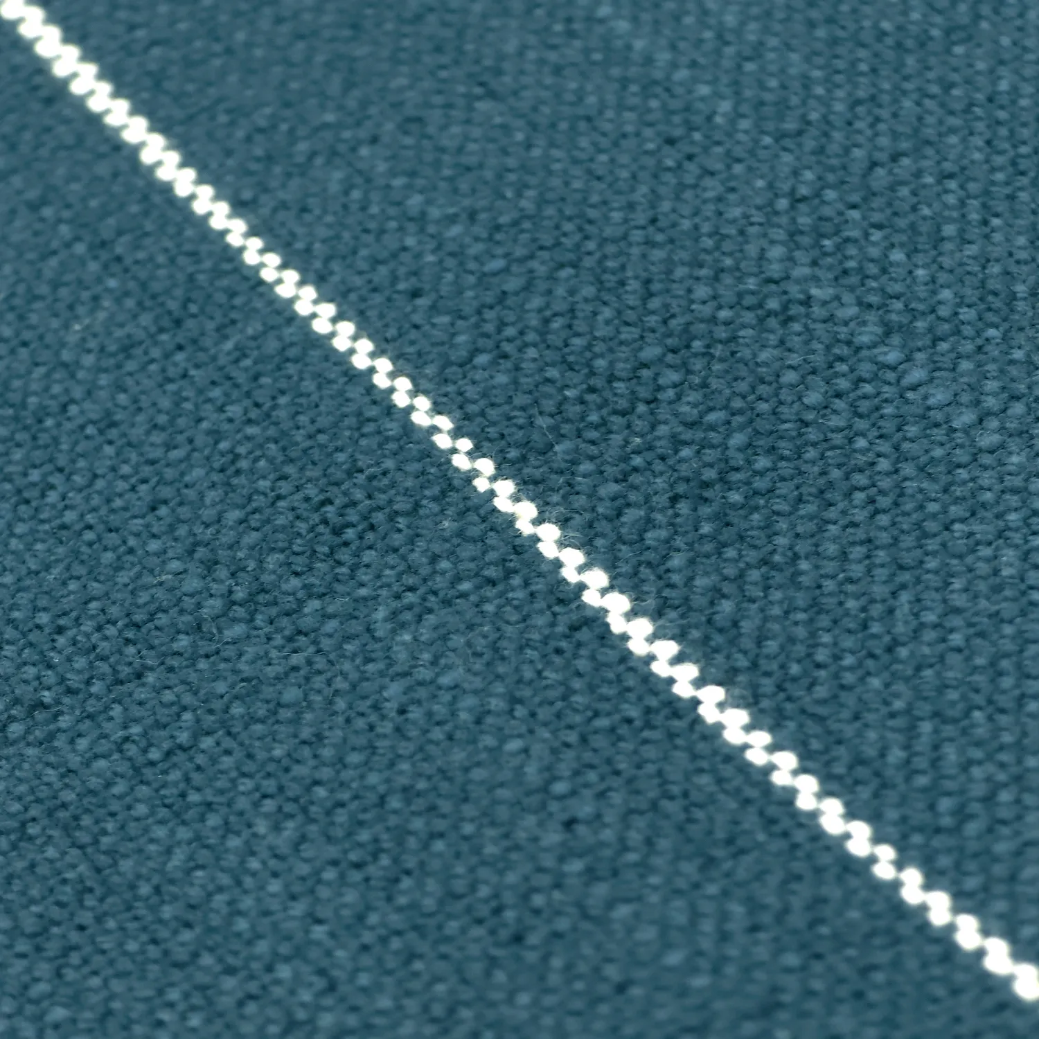Koce - Bawełniany koc - Martina Stripe (niebieski/biały)