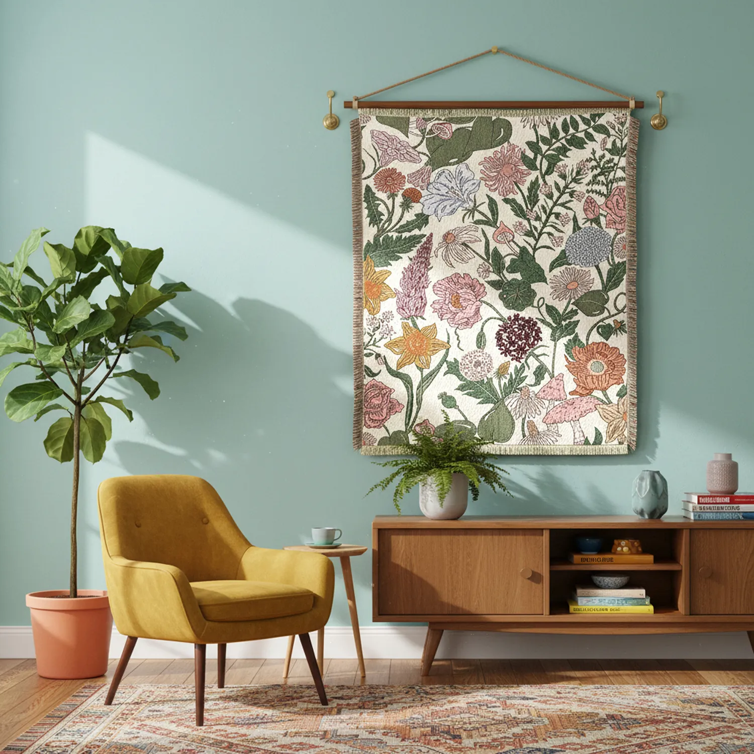 Koce - Fiori Tapestry Blanket (wielokolorowy)
