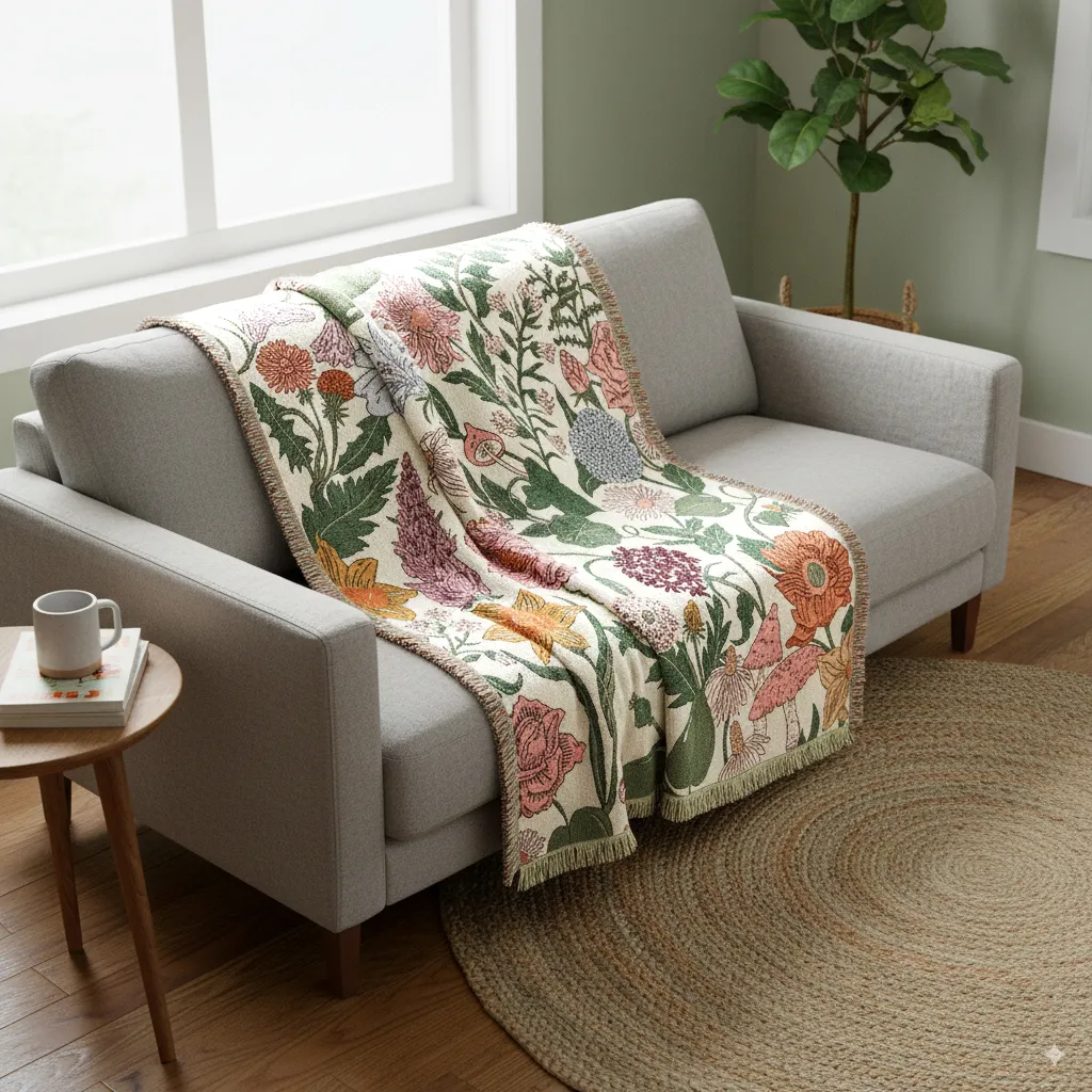 Koce - Fiori Tapestry Blanket (wielokolorowy)