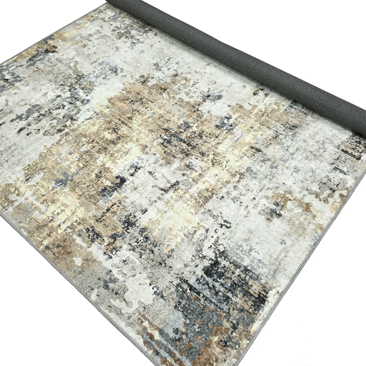 Dywan płasko tkany - Comino (szary/wielokolorowy)