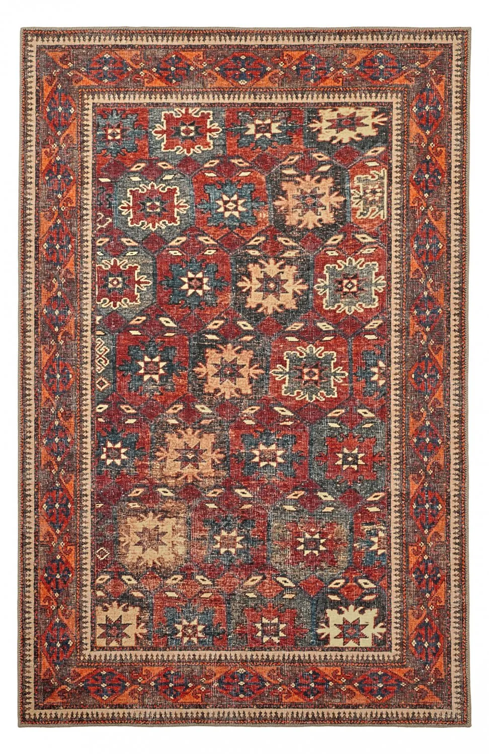 Dywan płasko tkany - Khalamir (czerwony)