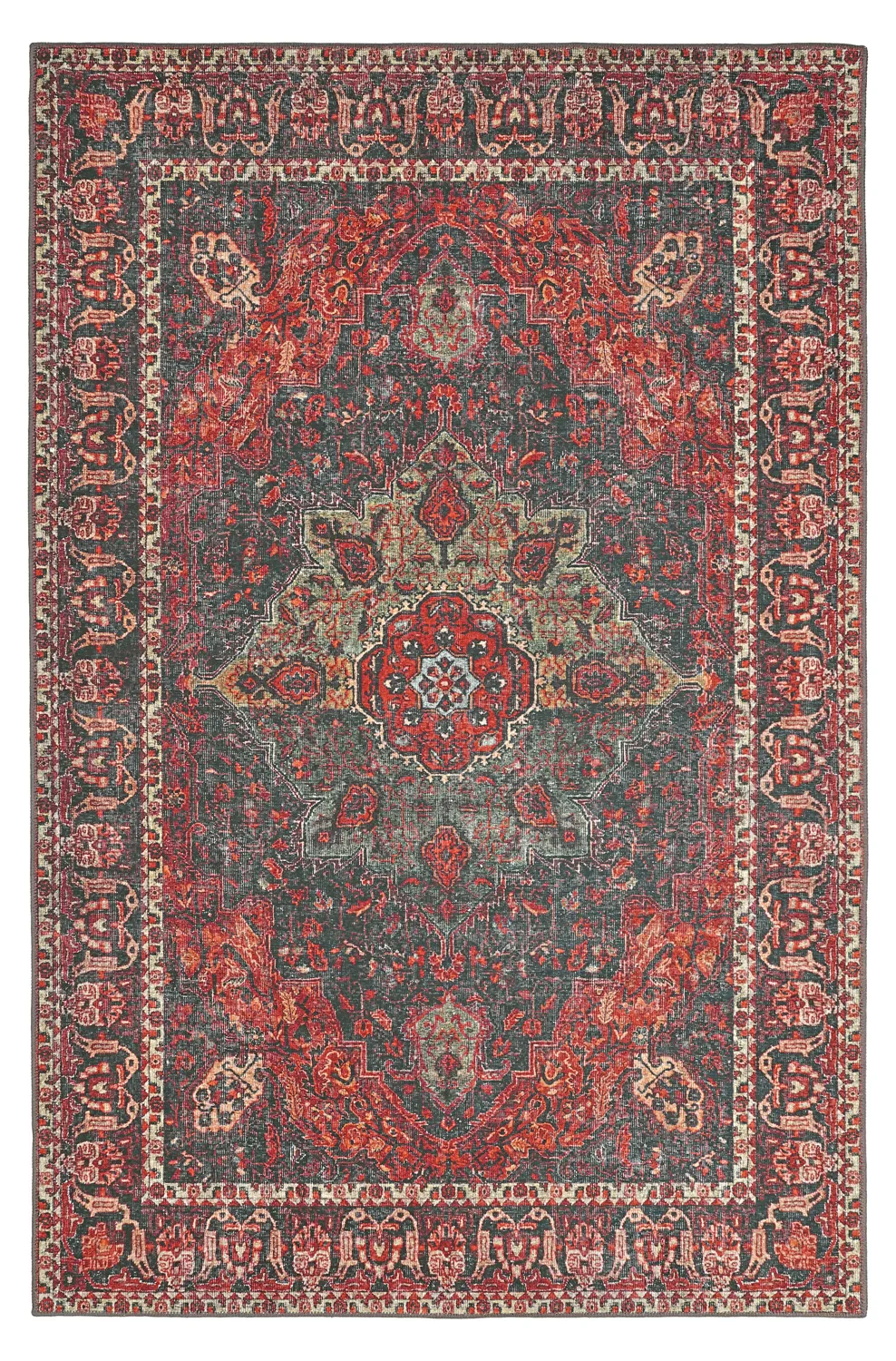 Dywan płasko tkany - Velamir (czerwony)
