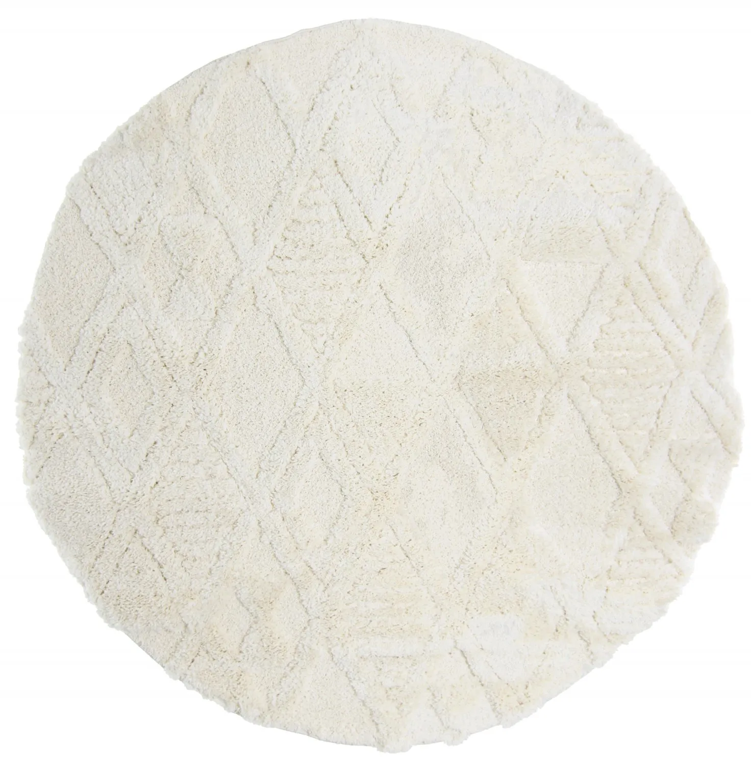 Okrągły dywan - Rostock (offwhite)
