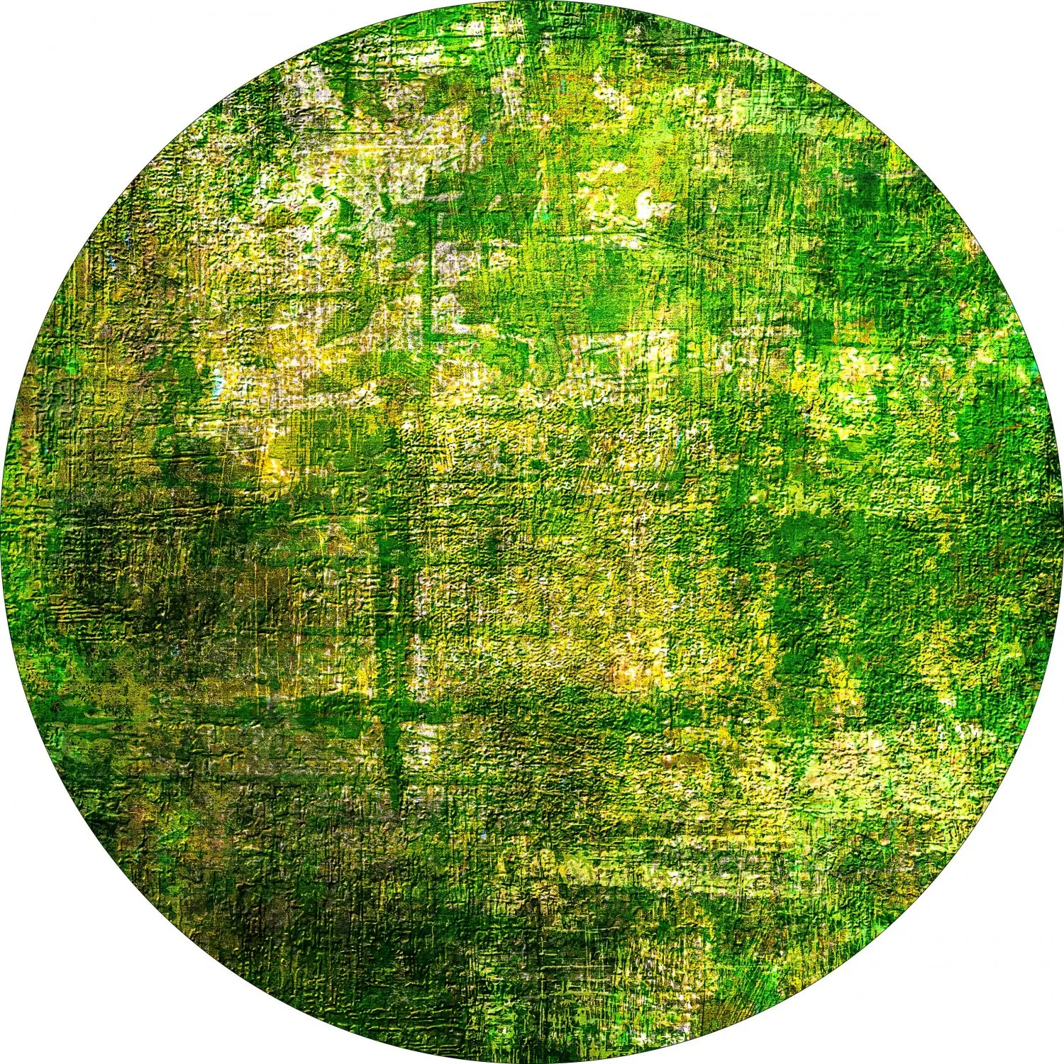 Okrągły dywan - Padron (zielony)