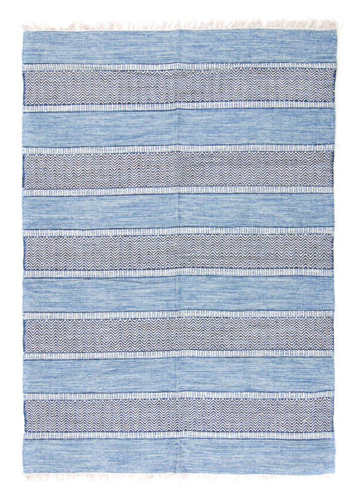 Dywan bawełniany - Havtorn (niebieski)