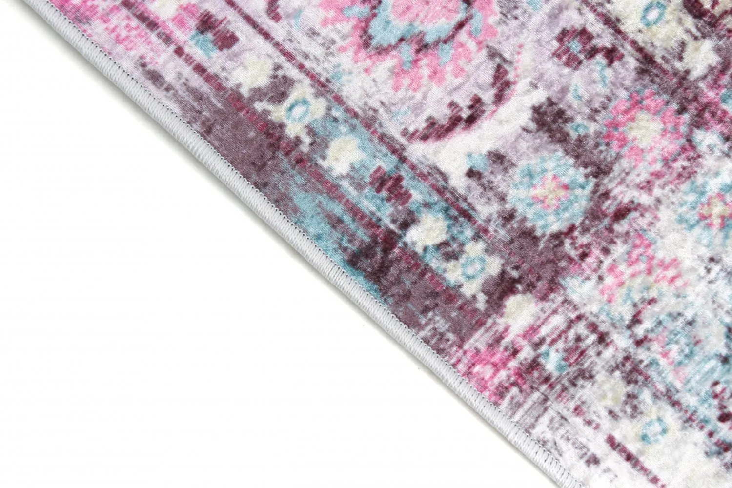 Okrągły dywan - Jedaida (rosa/multi)