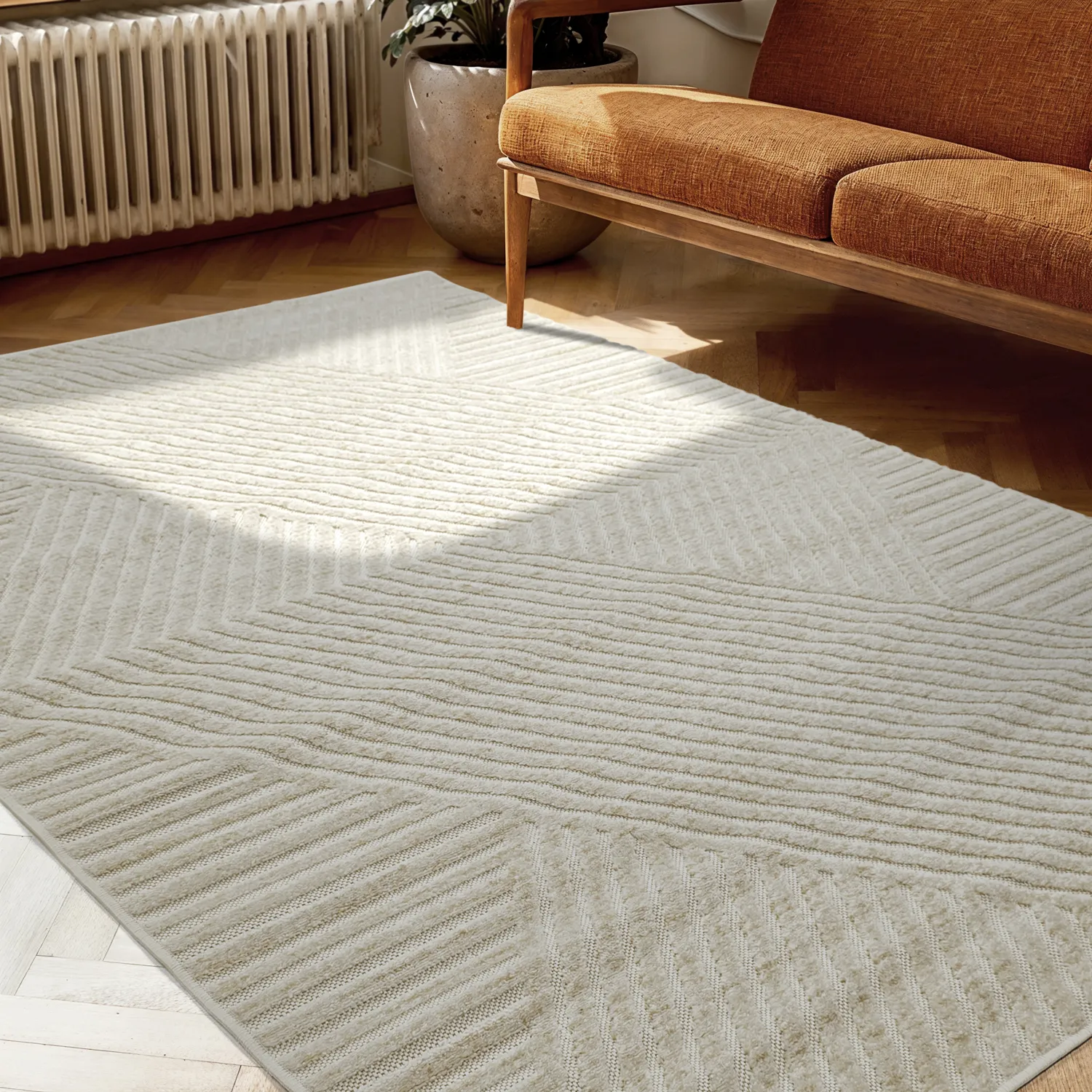 Shaggy Indoor/Outdoor - Ithaca (krem)