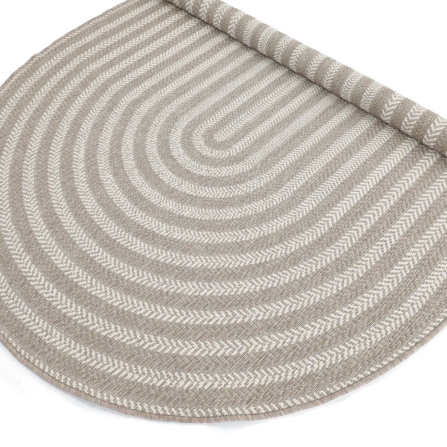 Dywan owalny - Indoor/outdoor Leander (beżowy)