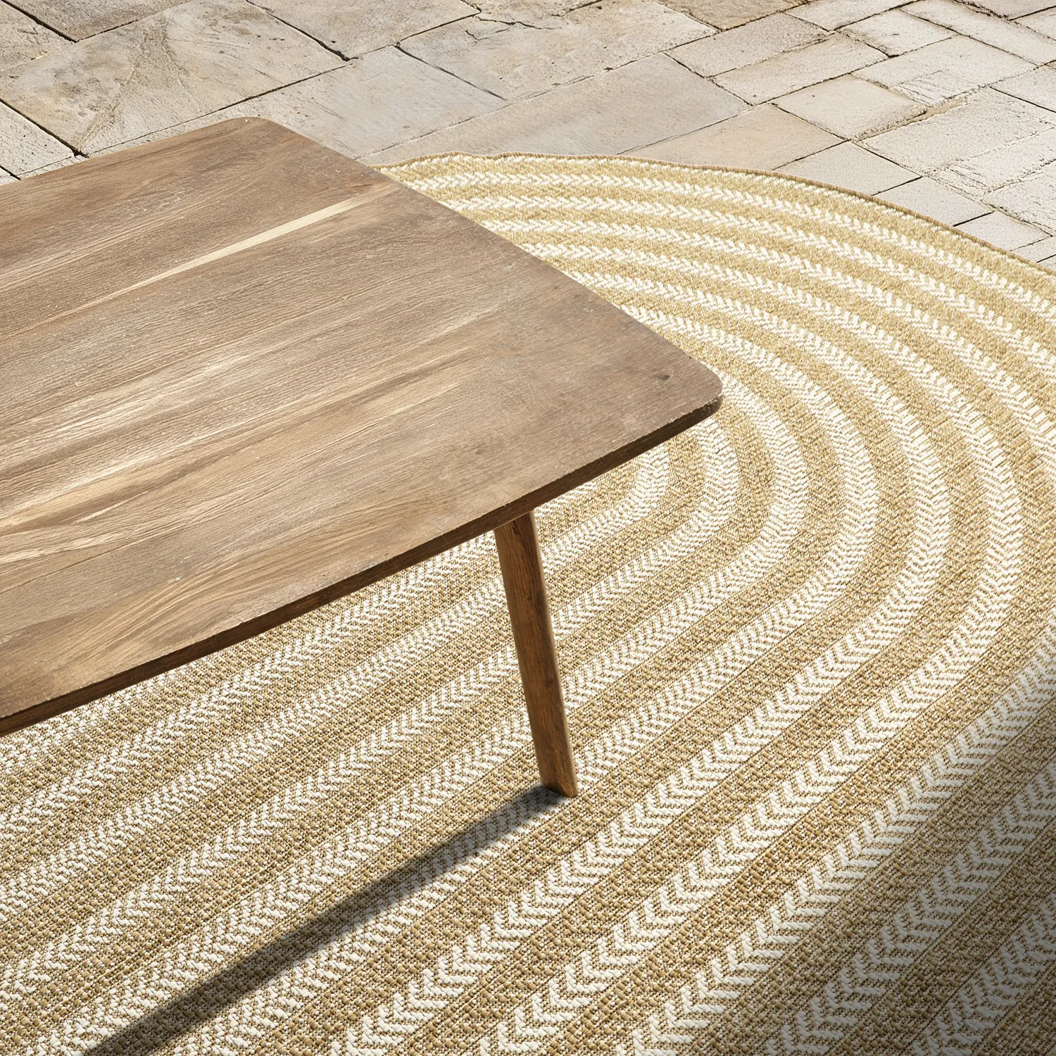 Dywan owalny - Indoor/outdoor Leander (natura)