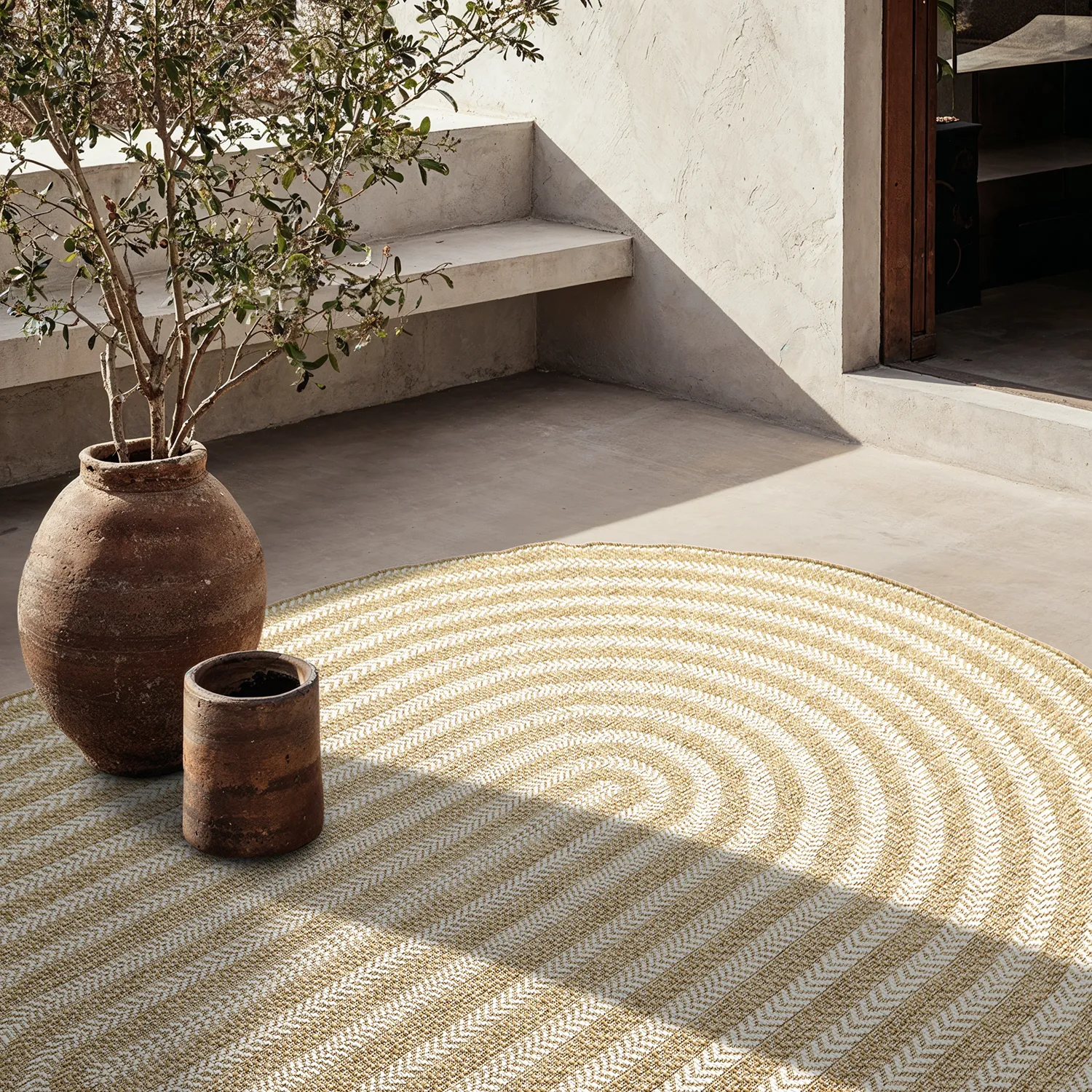 Dywan owalny - Indoor/outdoor Leander (natura)