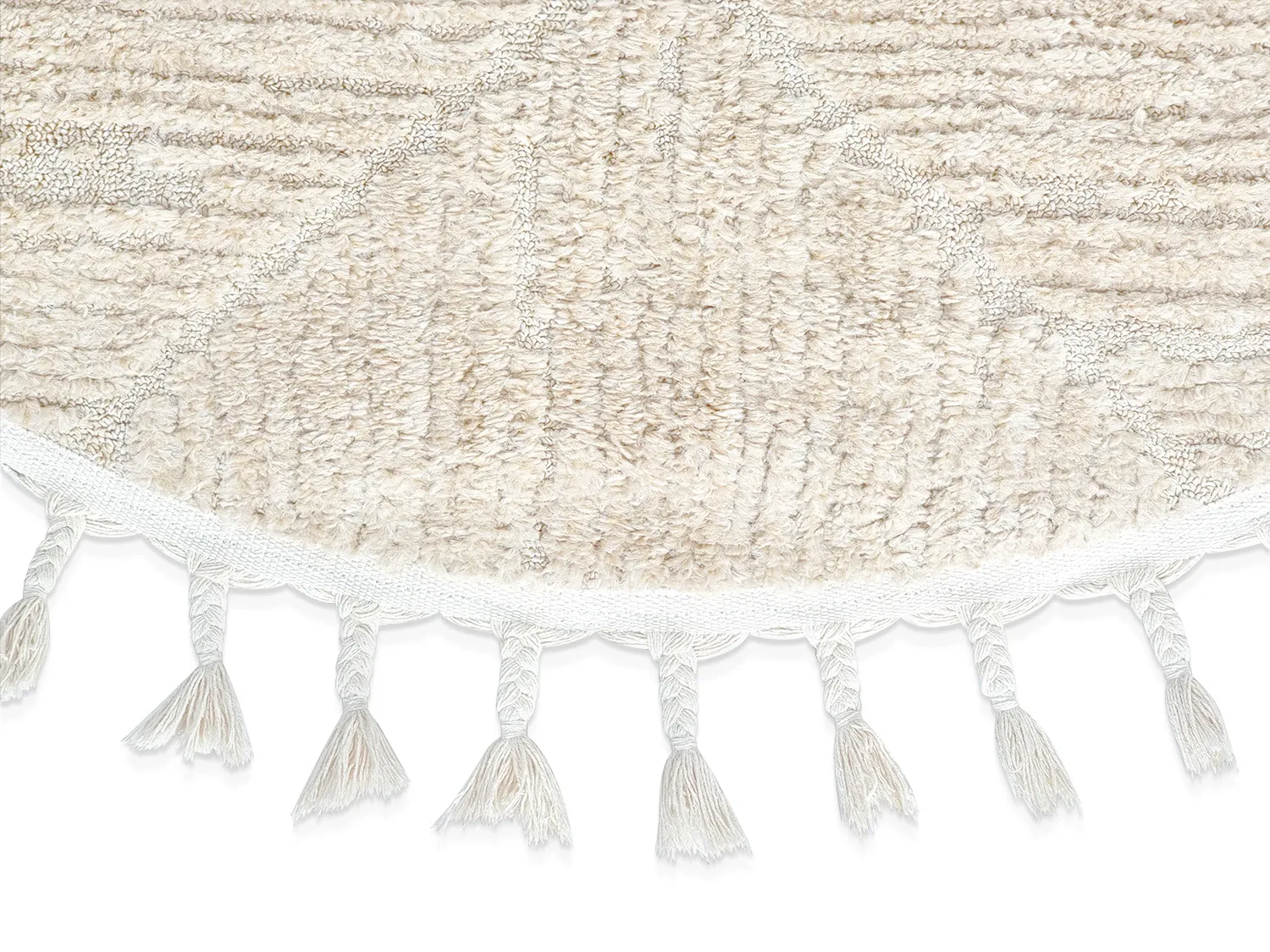Okrągły dywan - Dallas (beige)