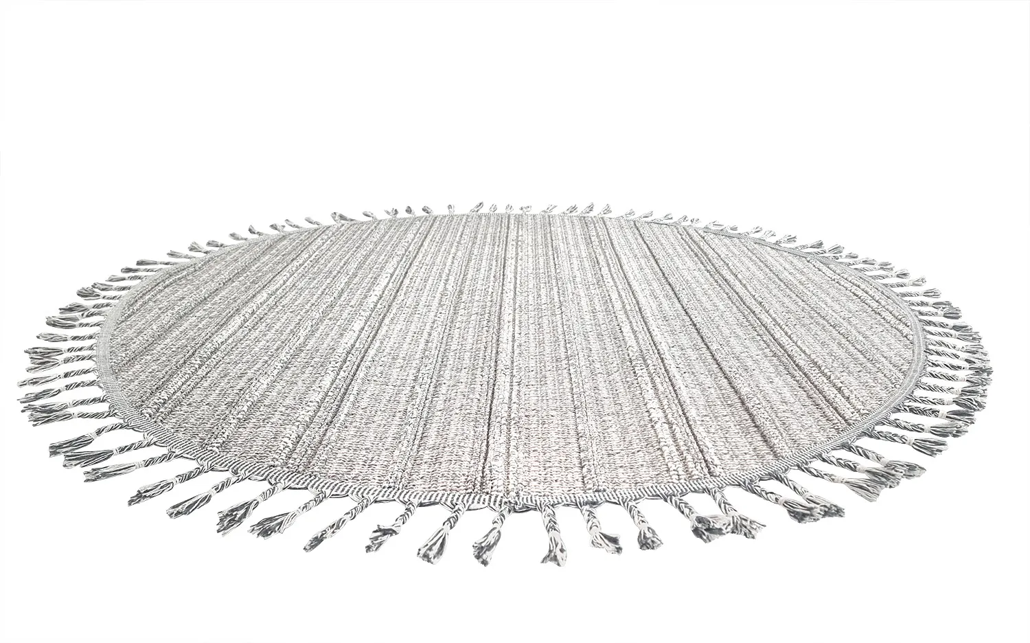 Okrągły dywan - Indoor/Outdoor Sofia (szary/niebieski)