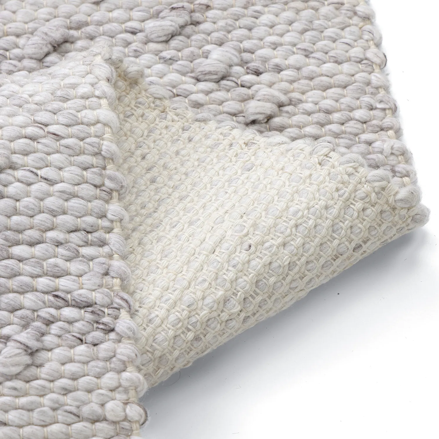 Dywaniki na zewnątrz / do wewnątrz - Todi Wool Look (szary/beżowy)
