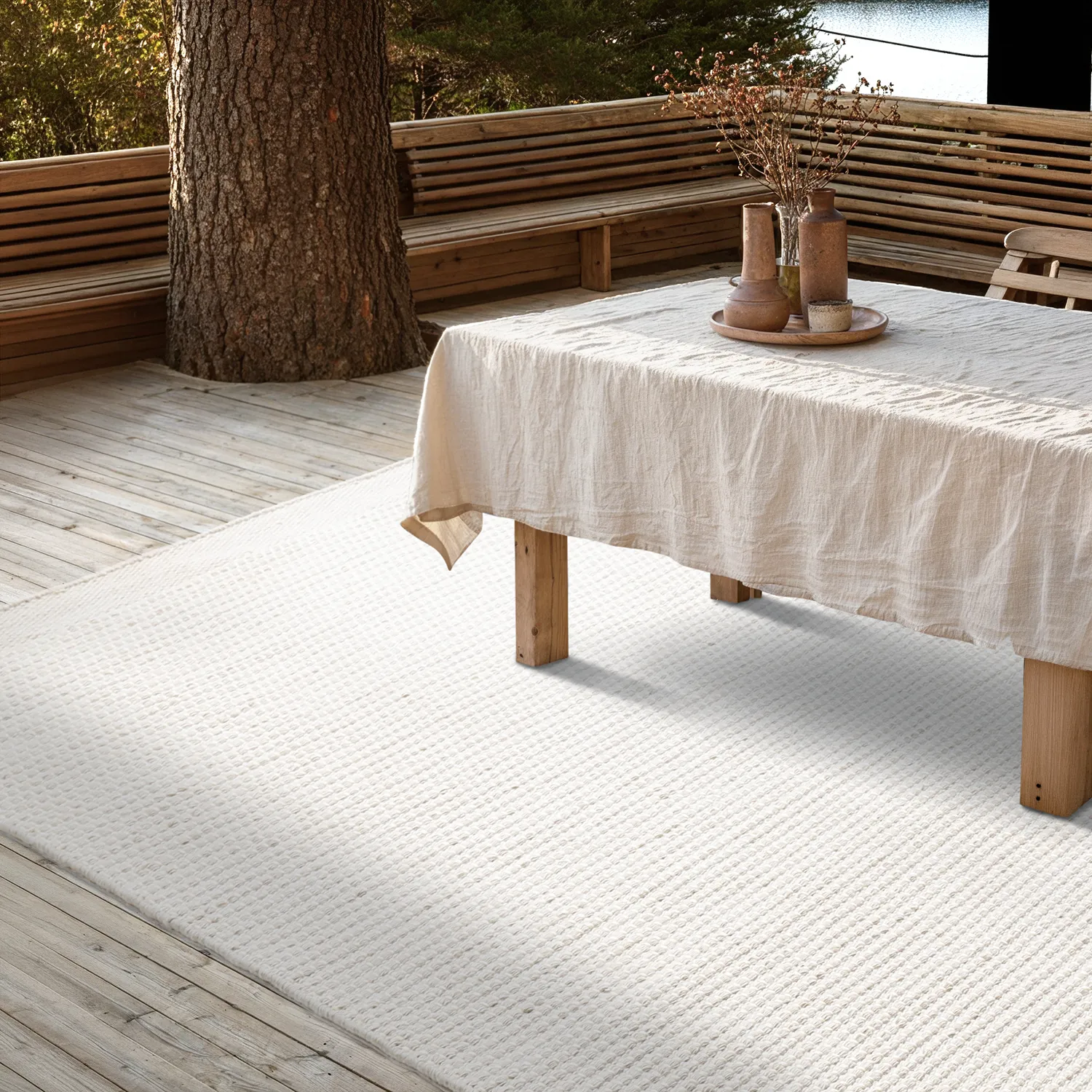 Dywaniki na zewnątrz / do wewnątrz - Coastal Wool Look (krem)