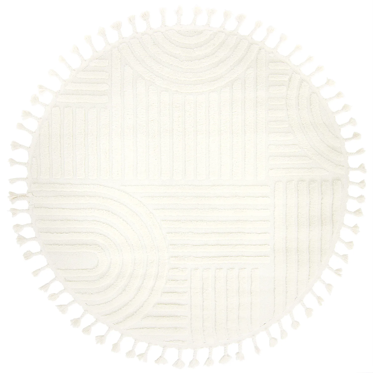 Okrągły dywan - Campbell (offwhite)