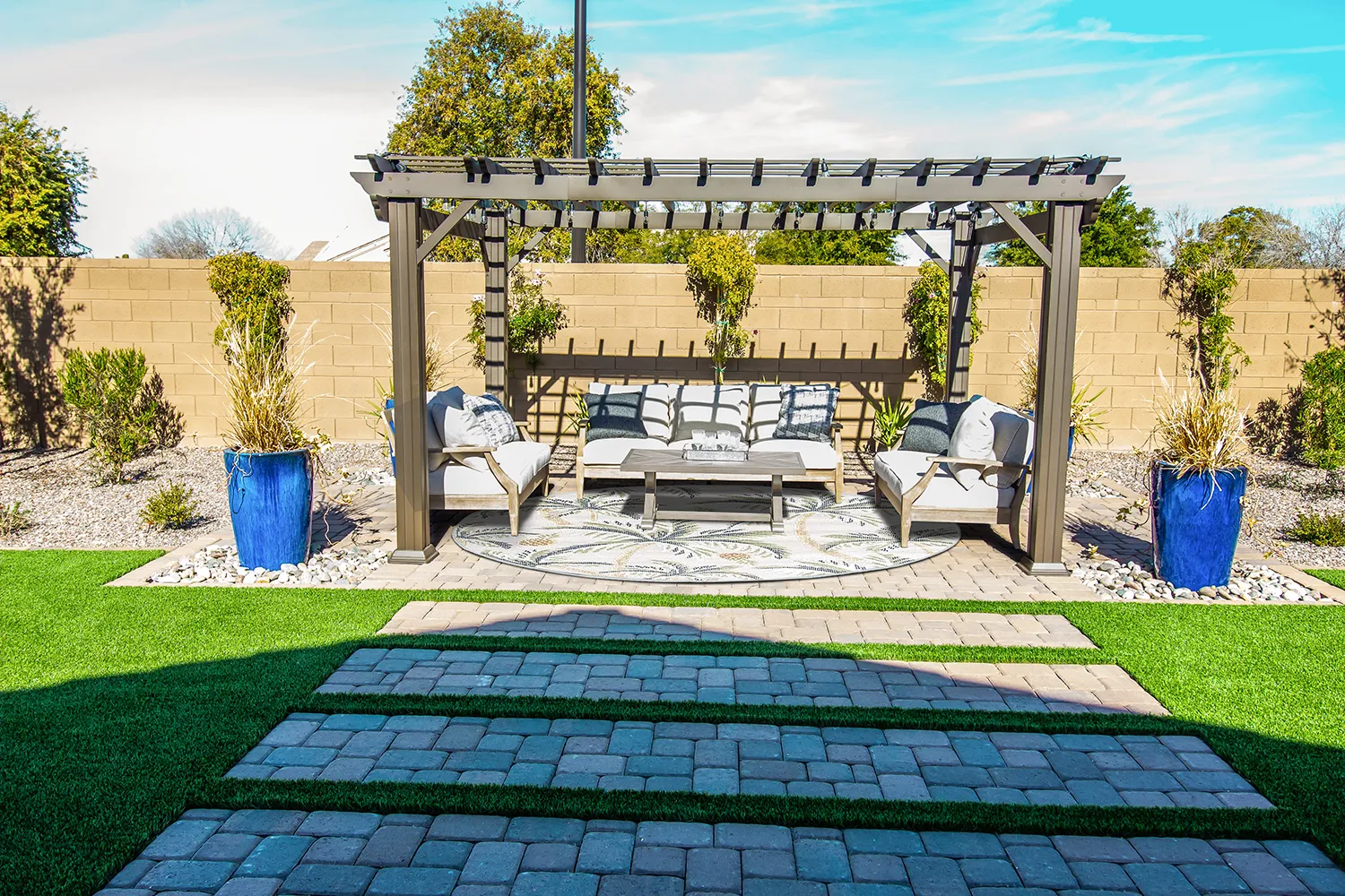 Okrągły dywan - Indoor/Outdoor Roma (multi)