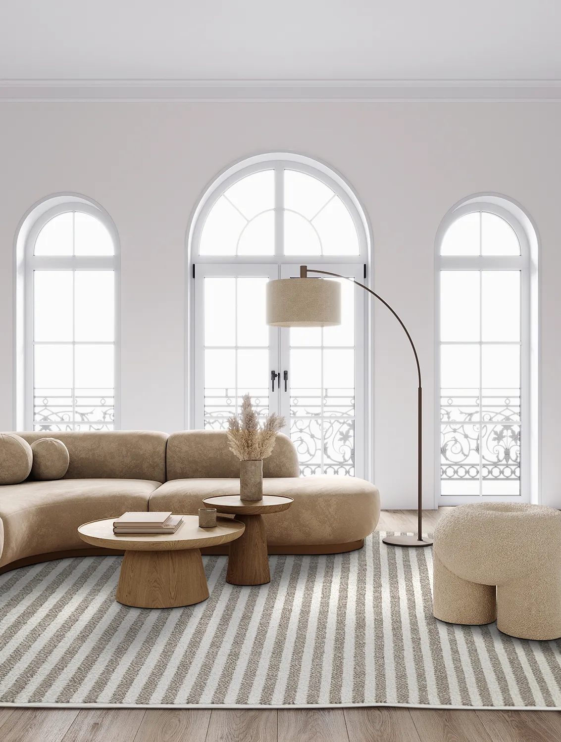 Shaggy Indoor-Outdoor - Baldwin (cream/beżowy)