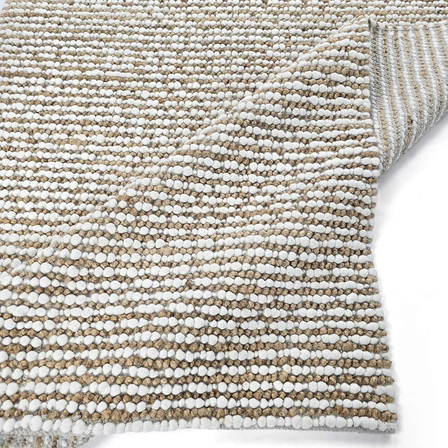 Dywany z juty - Bally Jute/wool Bubble (natura/biały)