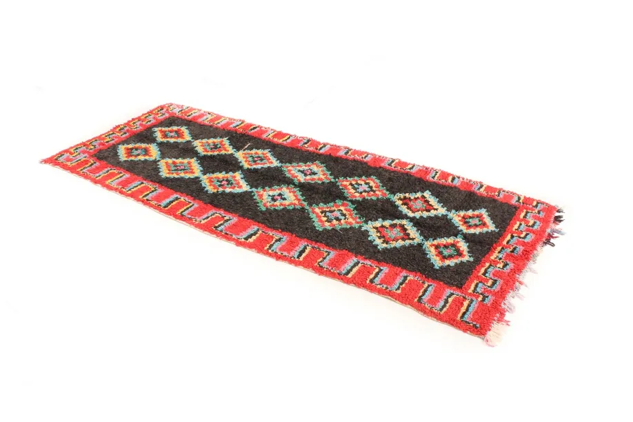 Berberyjskie Dywany Boucherouite Z Maroka 300 x 120 cm