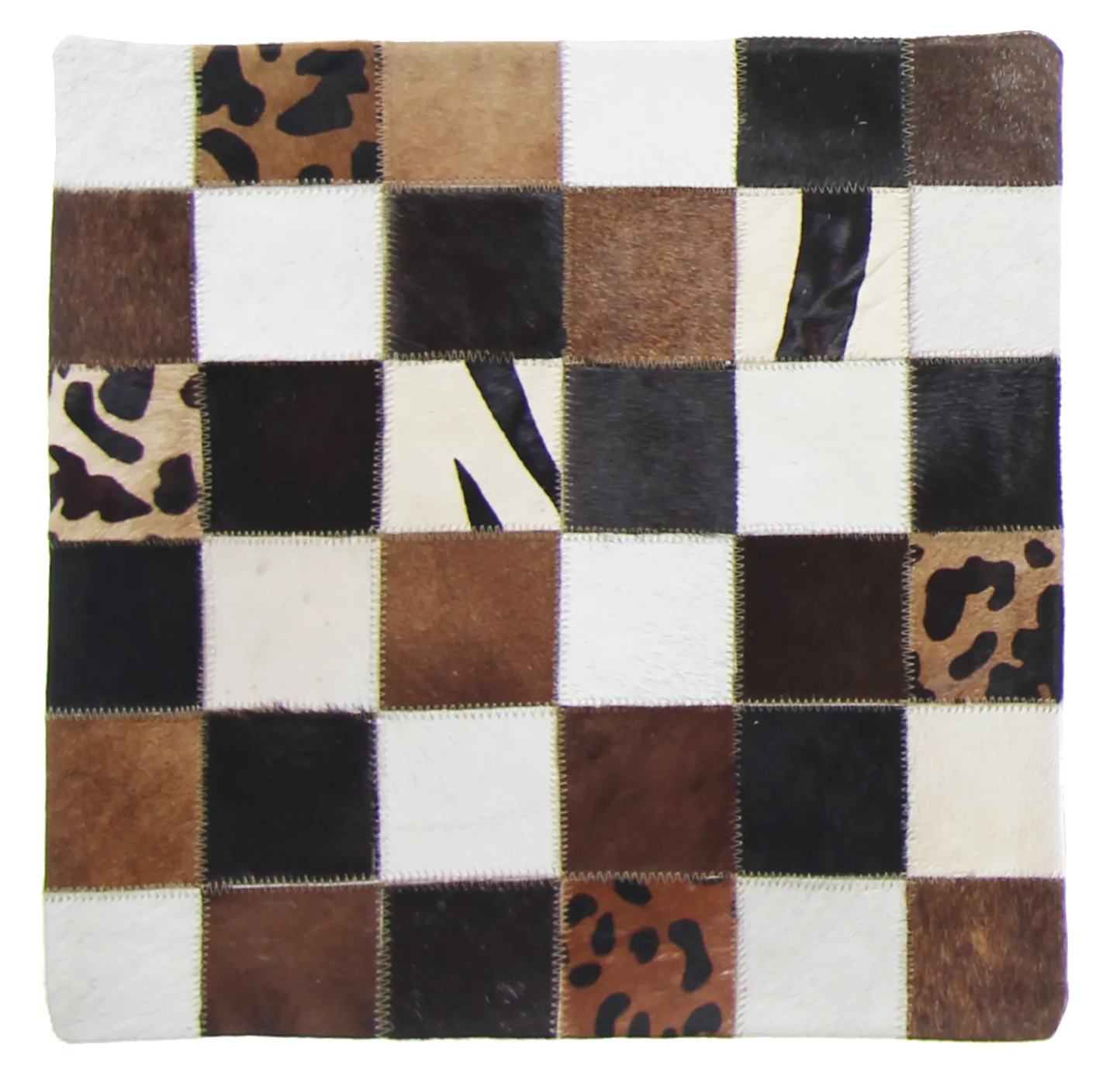 Poduszki ze skóry bydlęcej (Poszewka do poduszki) 45 x 45 cm