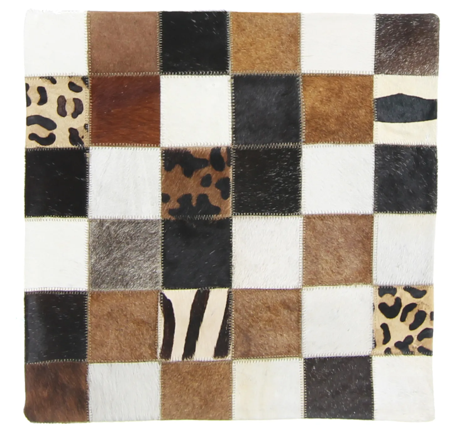 Poduszki ze skóry bydlęcej (Poszewka do poduszki) 45 x 45 cm