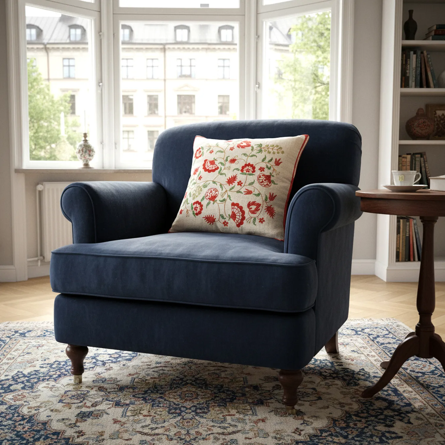 Poszewka na poduszke - Kalmar Embroidered Cushion Cover (wielokolorowy)