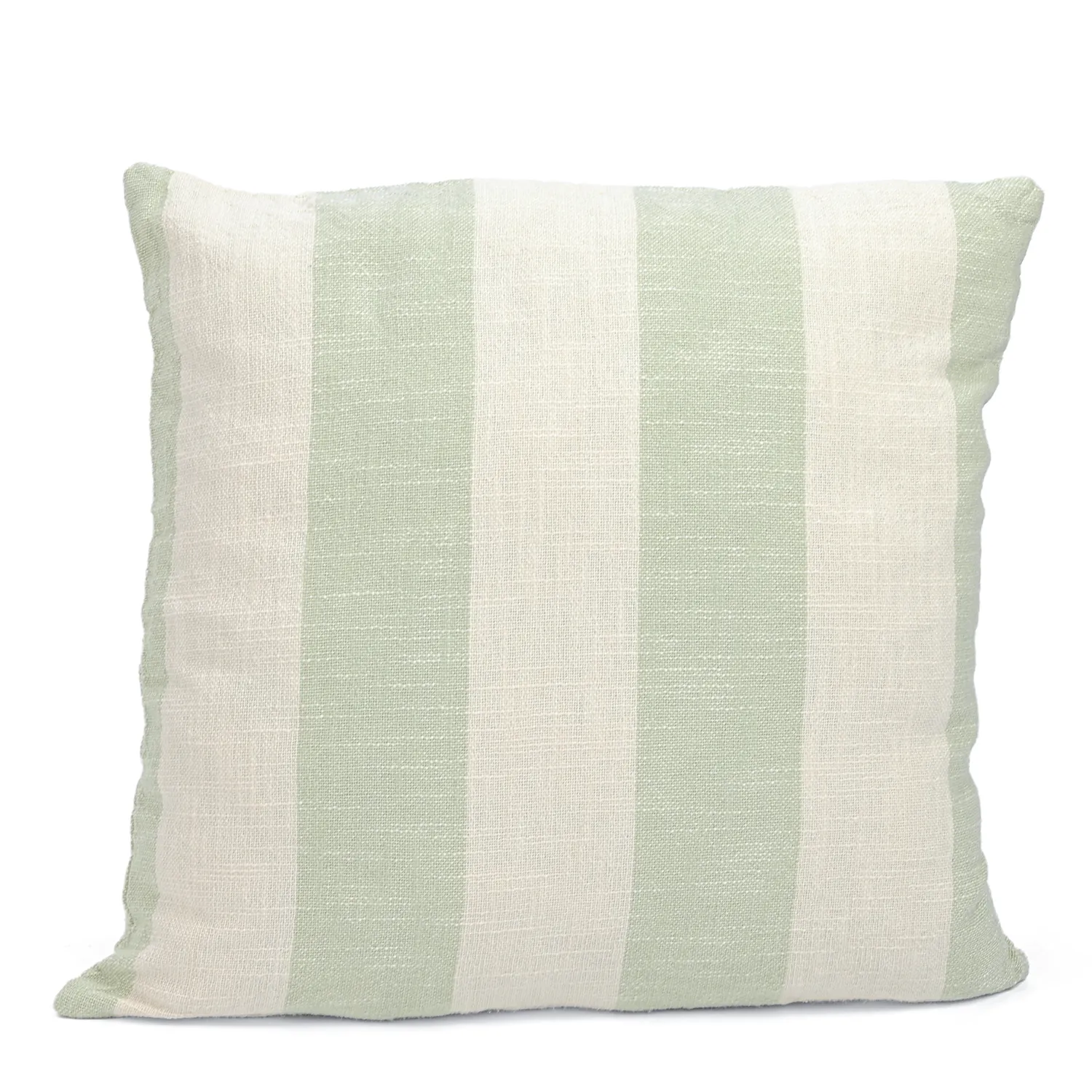 Poszewka na poduszke - Kora stripe cotton cushion cover (kremowy/jasnozielony)