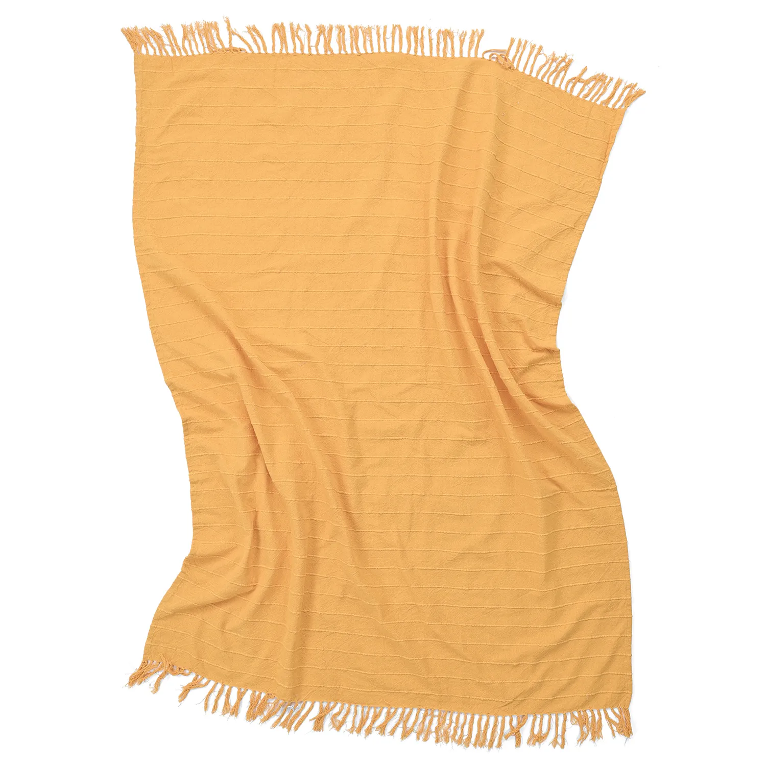 Koce - Nalani cotton throw (pomarańczowy)