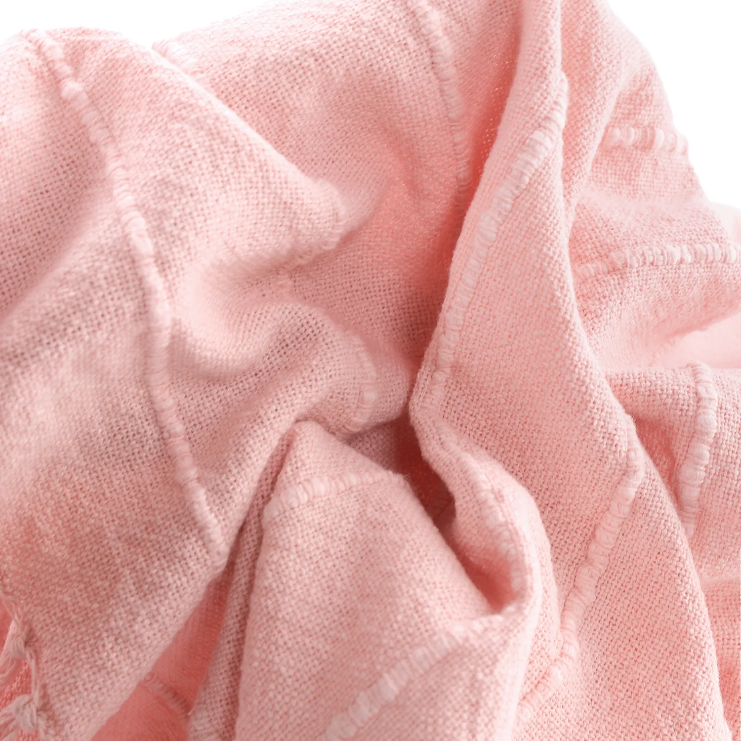 Koce - Nalani cotton throw (różowy)
