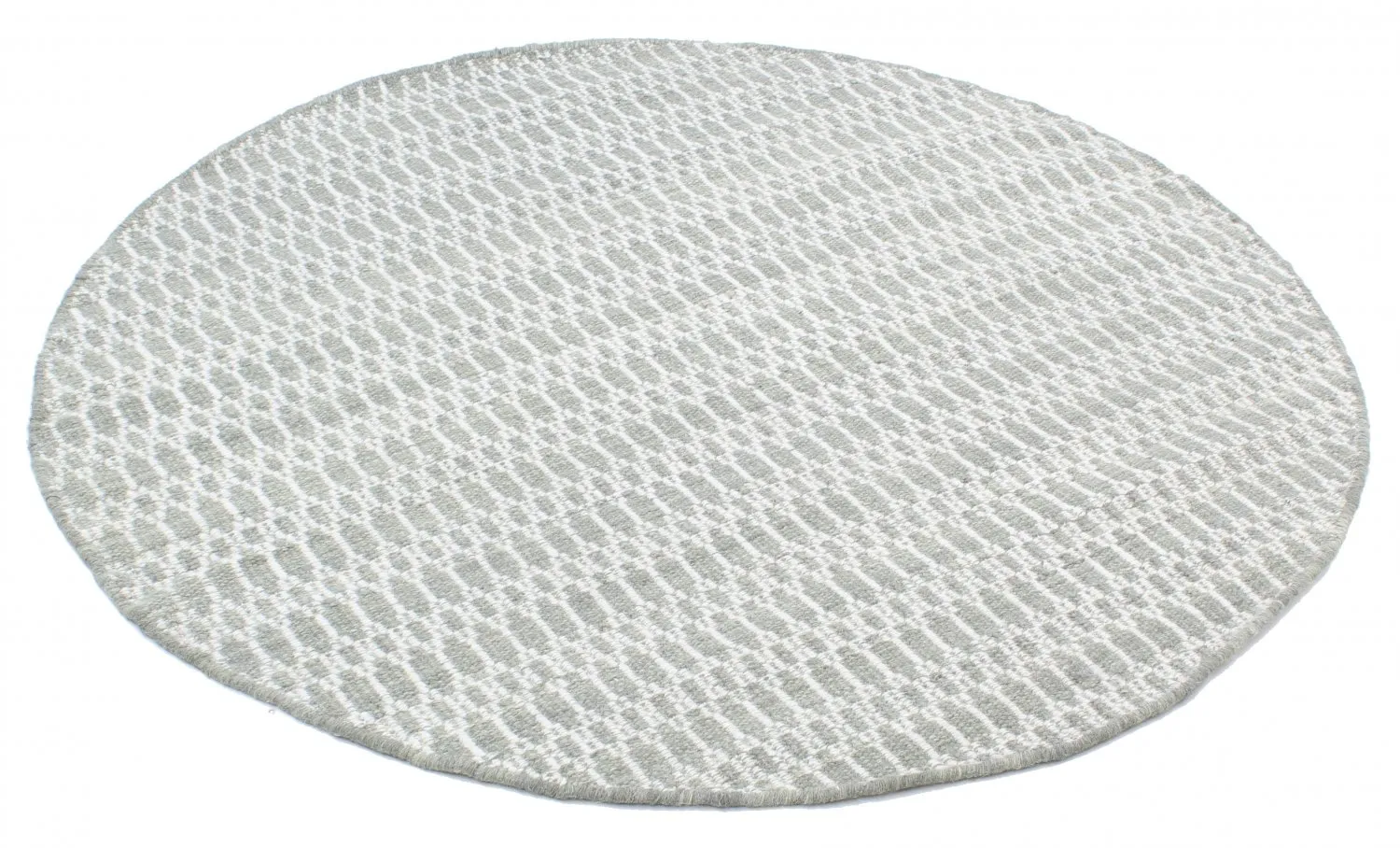 Okrągły dywan - Long Stitch (szary)