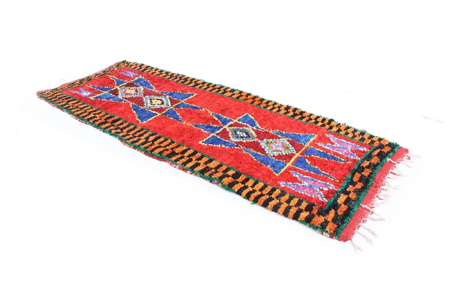 Berberyjskie Dywany Boucherouite Z Marokaa 315 x 120 cm