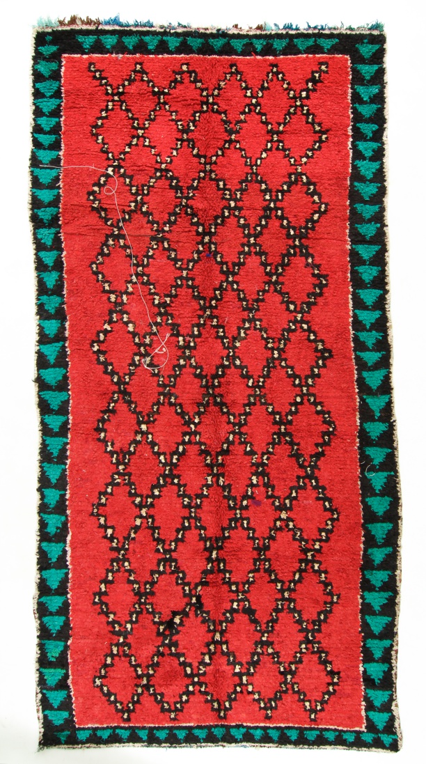 Berberyjskie Dywany Boucherouite Z Maroka 370 x 170 cm