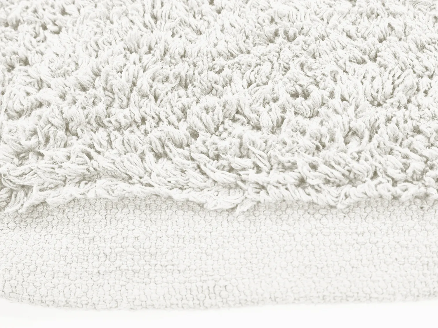 Okrągły dywan - Alexa Natural Cotton Shaggy (offwhite)