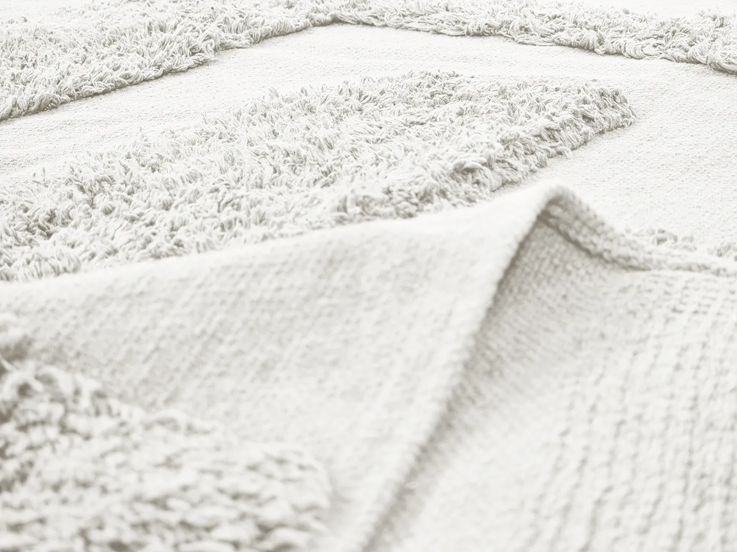 Okrągły dywan - Alexa Natural Cotton Shaggy (offwhite)