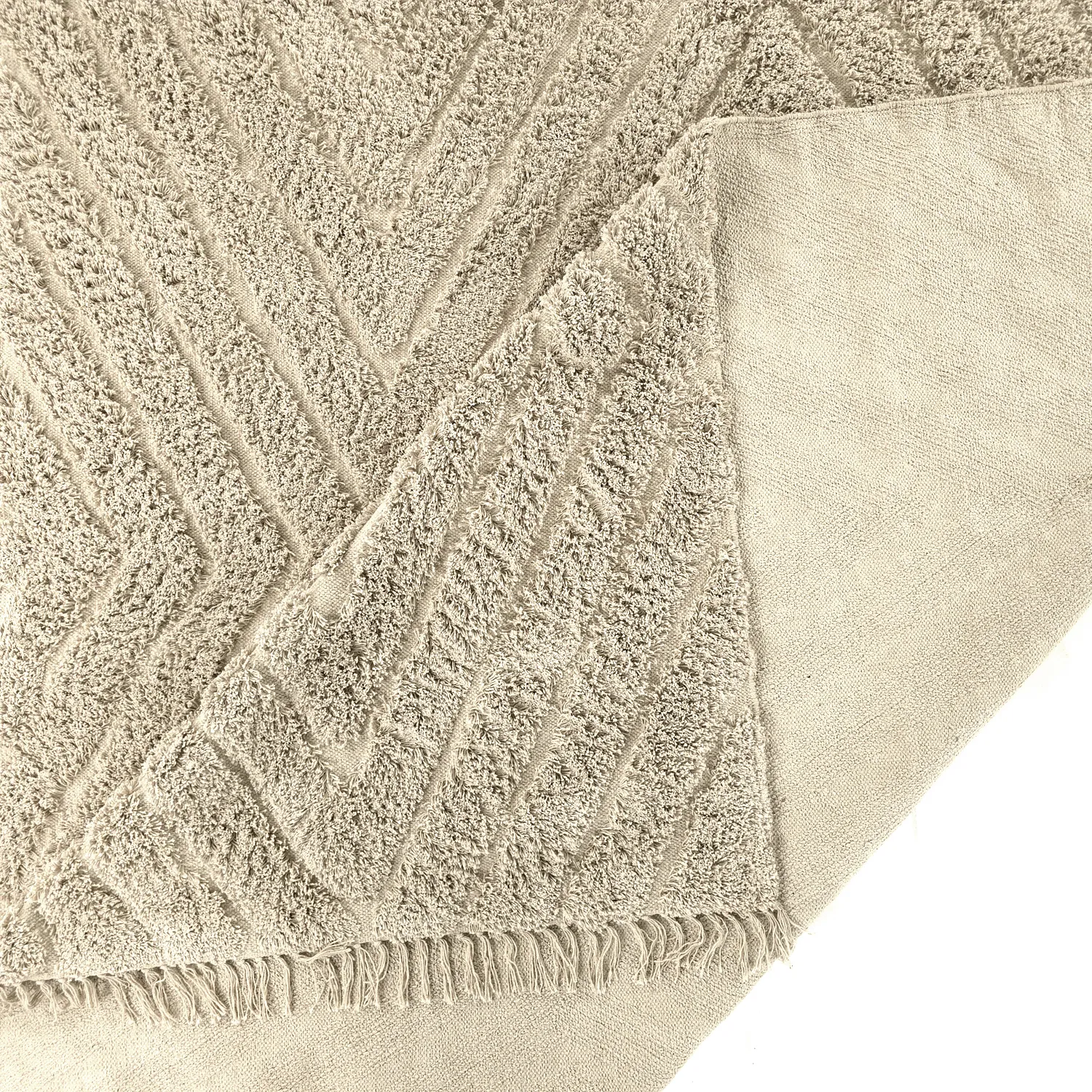 Dywany shaggy - Amberley Natural Cotton Shaggy (beżowy)
