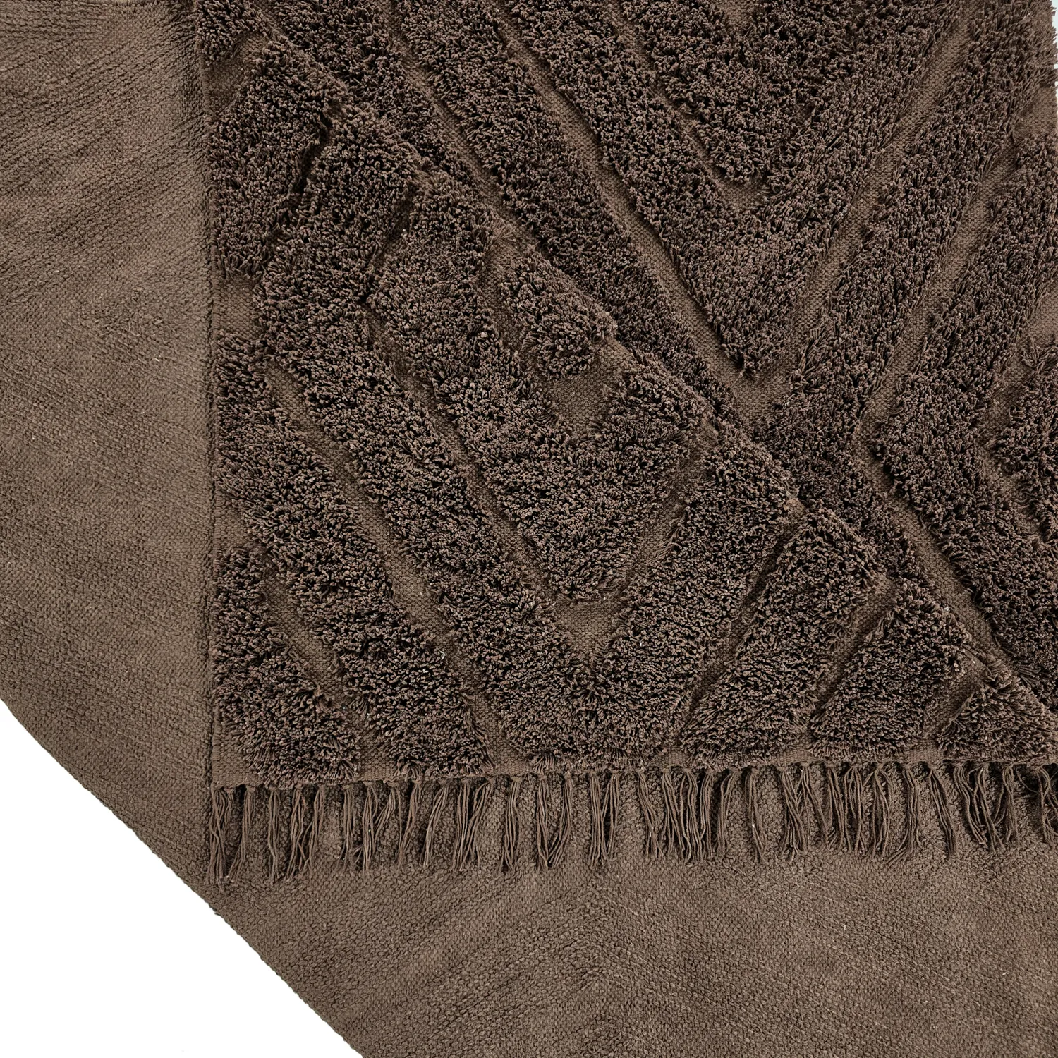 Dywany shaggy - Amberley Natural Cotton Shaggy (brązowy)