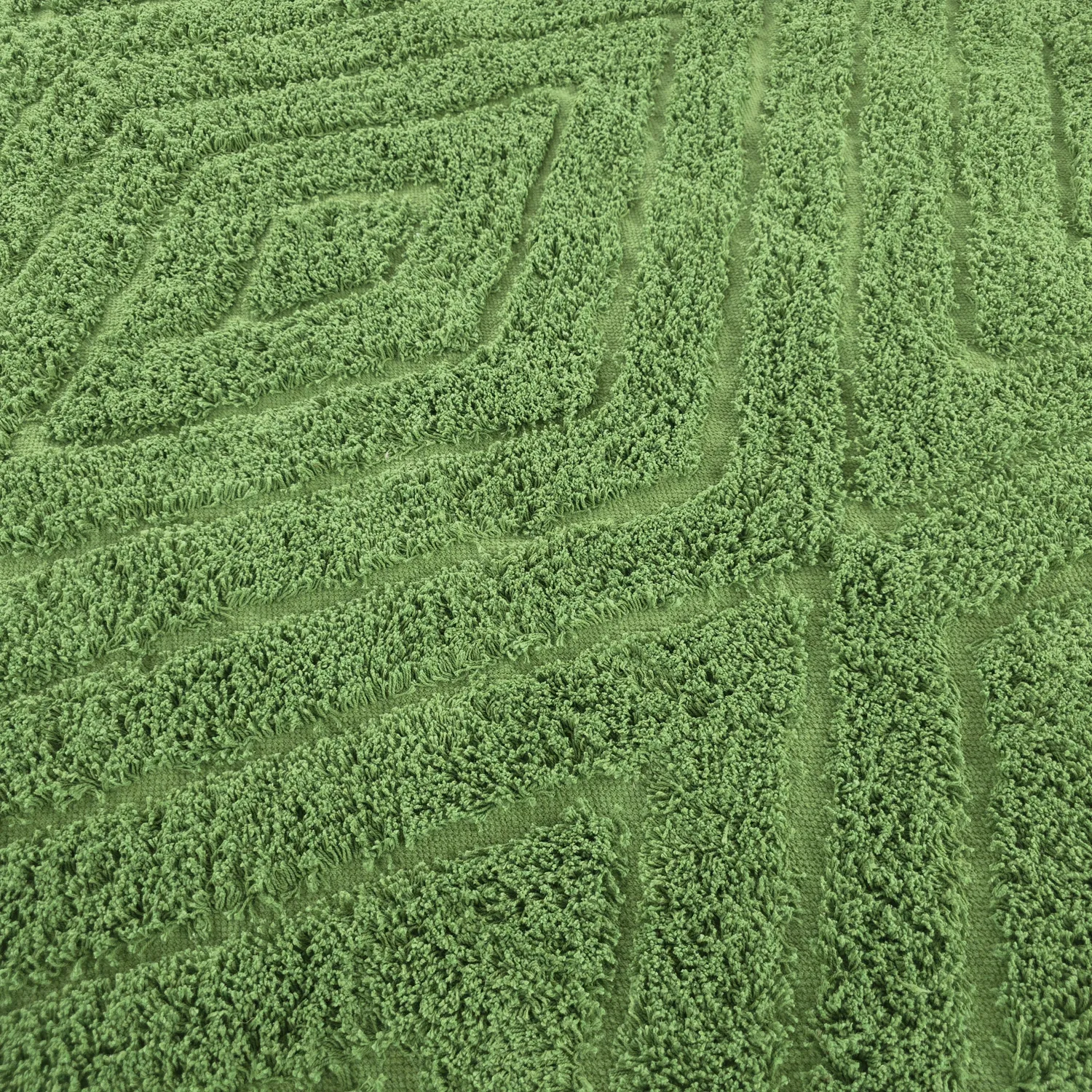 Dywany shaggy - Amberley Natural Cotton Shaggy (zielony)