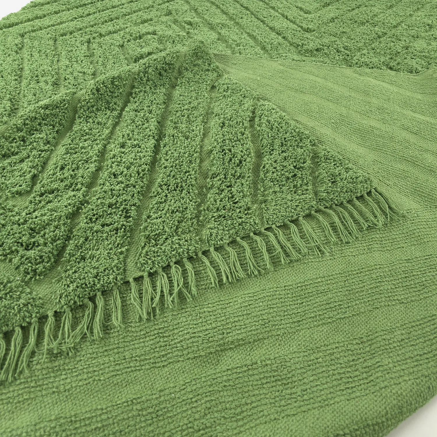 Dywany shaggy - Amberley Natural Cotton Shaggy (zielony)