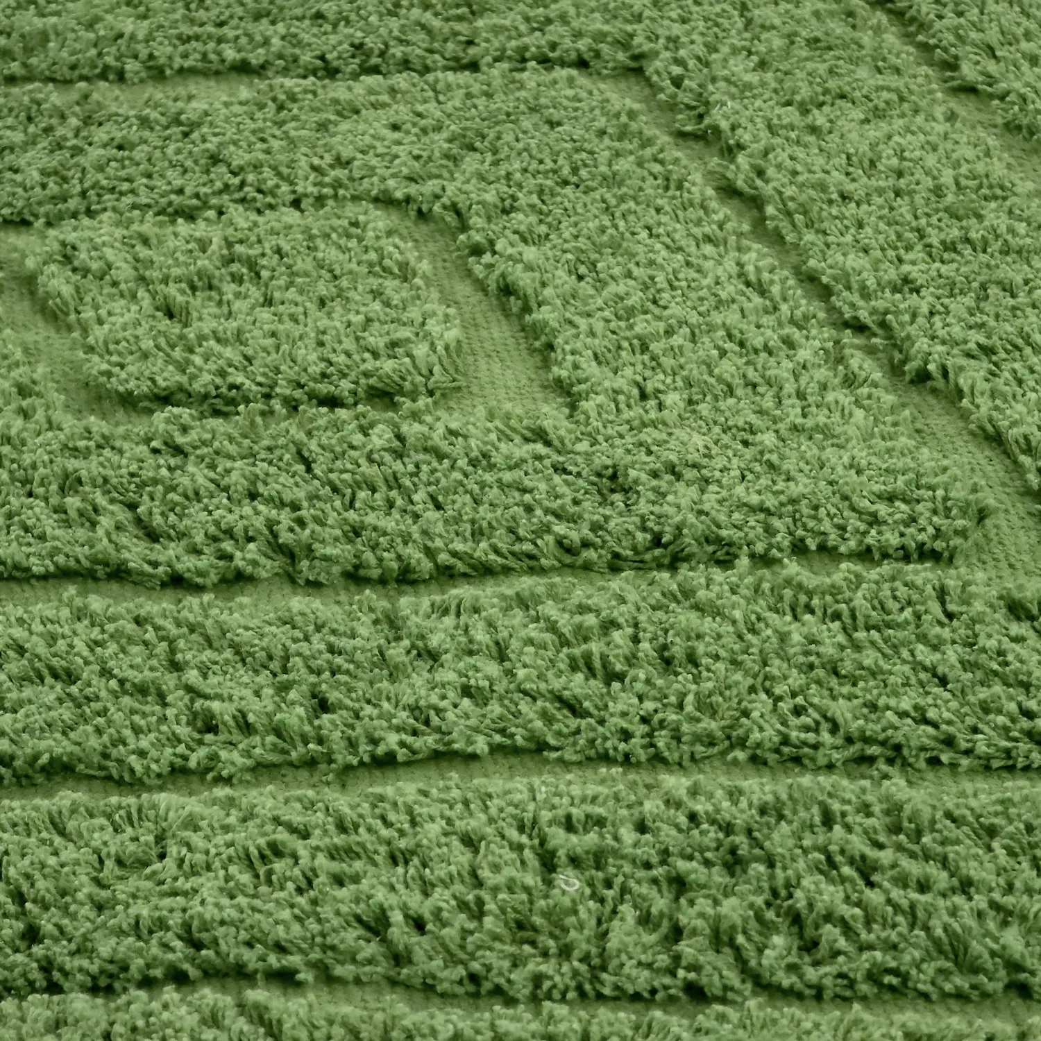 Okrągły dywan - Amberley Natural Cotton Shaggy (zielony)
