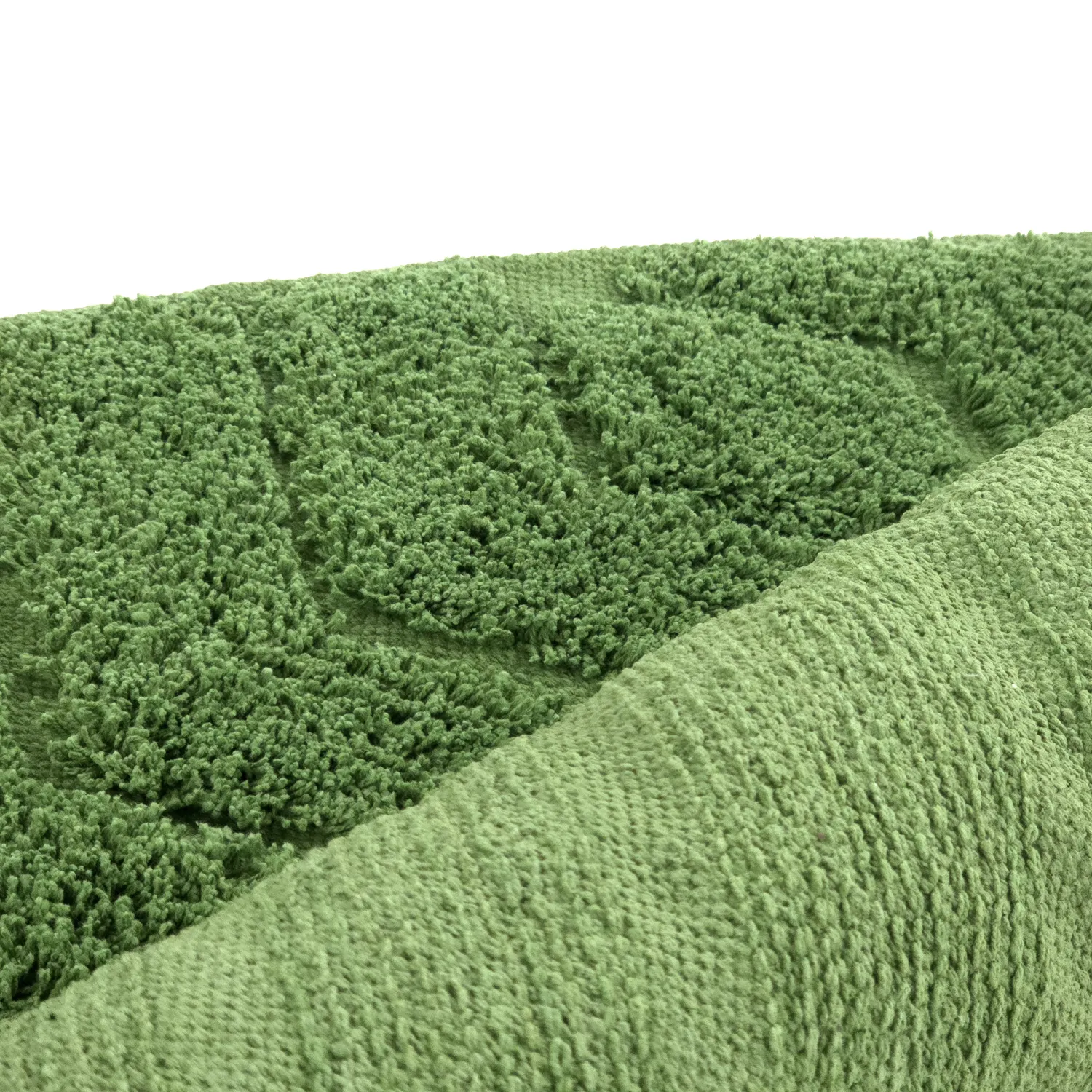 Okrągły dywan - Amberley Natural Cotton Shaggy (zielony)